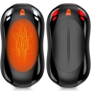 Cbroer Portable Hand Warmer Heater in Black (2-Packs) Black Hand Warmers